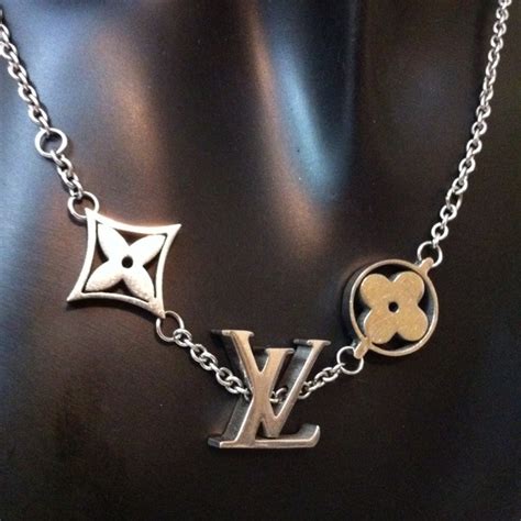 lv necklace fake